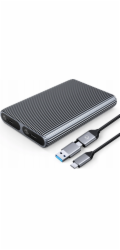 Orico Disková šachta 2x M.2 SATA+NVME USB-C 3.2 6Gbps/10Gbps - šedá