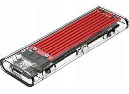 Orico Disková šachta M.2 NVME na USB-C 10 Gb/s - červená
