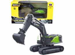 HUINA Metal Crawler Excavator Green 1:50