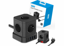 Newell NL4387 GaN napájecí kostka 9v1 černá