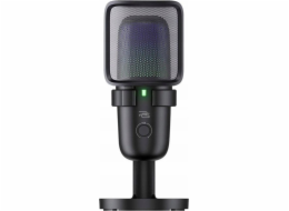 Studiový herní kondenzátorový mikrofon 24bitový 96kHz USB-c Rgb stojan / Gmmc00022401 / Micro