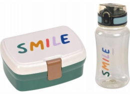Lassig Obědová sada Lassig Little Gang Smile zelená