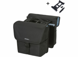 BASIL GO DVOJITÁ TAŠKA MIK 32L MIK System (připraveno k použití) plná černá (NOVINKA 2025)