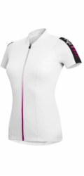 RH+ Dámské tričko Spirit Jersey, černo-růžové, velikost L (ECD0256)