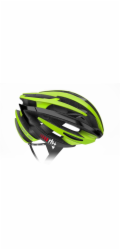 RH+ Cyklistická helma ZY, karbonová, matná, zelená-šípová, lesklá černá, EHX6061, 08, zeleno-černá, velikost L/XL (58-62)