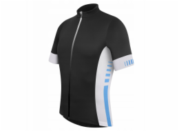 Cyklistický dres RH+ Infinity Jersey FZ černo-žlutý velikost M (ECU0246)