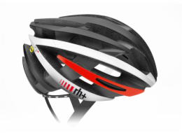 RH+ Cyklistická helma ZY MIPS MATT BLACK-ARROW SHINY WH EHX6070 03 černo-bílá velikost L-XL (58-62)
