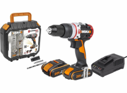 Worx WX354 20V akumulátorová vrtačka/šroubovák 2 x 2 Ah baterie