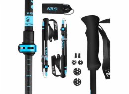 Nils trekkingové hole hliníkové TK8604 nastavitelné 38,5-135 cm