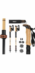 Nils Bambusové trekingové hole TK8606 Nastavitelné 62-135 cm