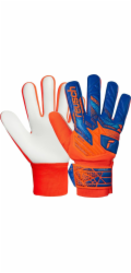 Reusch Brankářské rukavice Attrakt Starter Solid Junior oranžovo-modré 5572514 2290 5.5