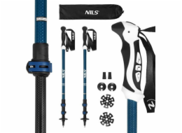 Nils Extreme Trekingové hole Nils hliníkové TK8601 nastavitelné 65-135 cm