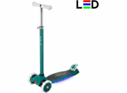 Dětská koloběžka s LED světlem Nils Fun HLB1310 zelená