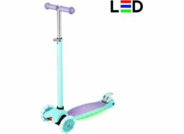 Dětská koloběžka s LED světlem Nils Fun HLB1310 fialová