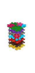 Ortopedická sada Sensory Mat Ortopedic Set 11v1 Medium 11 Puzzle Sensoryka Muffik / Mfk-021-01