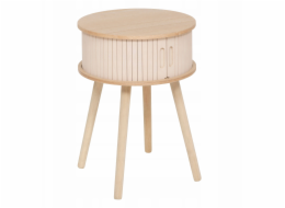 Noční stolek NYSOS se 2 dvířky, O 40 cm