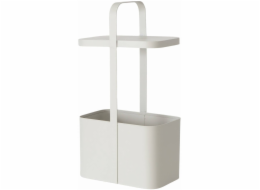 Boltze Kovový odkládací stolek s věšákem na noviny SELENA, výška 65 cm