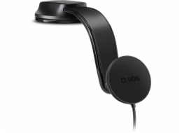 Držák smartphonu s indukční nabíječkou SBS TESUPPMAG15W2115W kompatibilní s MagSafe - černý