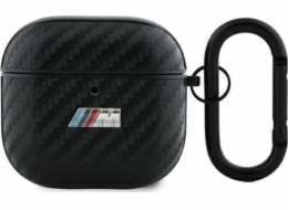 BMW Kryt BMA4CMPUCA AirPods 4 černý/černý PU karbonový M kolekce