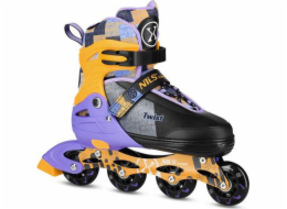 Nils Extreme NA13810 rekreační nastavitelné fialové kolečkové brusle velikost 31-34