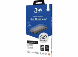 3MK Tvrzené sklo HardGlass Max Privacy pro Samsung Galaxy S25 Edge, černé