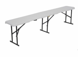 NC3404 SKLÁDACÍ ZAHRADNÍ LAVICE 183 CM WHITE NILS CAMP