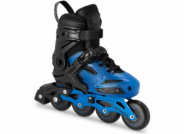 Spokey Freespo Junior rekreační nastavitelné brusle černomodré vel. 27-30