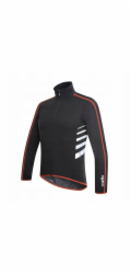 RH+ Cyklistická bunda ZeroAirX černo-červená - M
