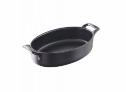 Revol BELLE CUISINE NOIR hluboký oválný talíř