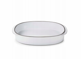 Caractere Mísa/pekáč 34x25 cm, bílá