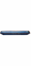 Verlo DEEP BLUE Obdélníkový talíř 30,5x14 cm