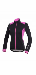 Dámská cyklistická bunda zeroRH+ Spirit W BLACK-DEEP PINK - L