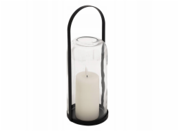 Atmosphera LED lucerna AS sklo a kov, 35 cm