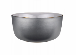 Verlo Porcelánová miska TIME, průměr 22 cm, grafitově šedá