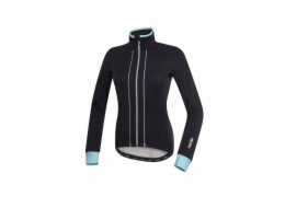 RH+ Dámská cyklistická bunda zeroSancy W ČERNÁ - PASTELOVÁ VODA - L