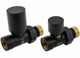 KFA Comfort PRO radiátorová sada, rovná, černá 758-030-81-BL