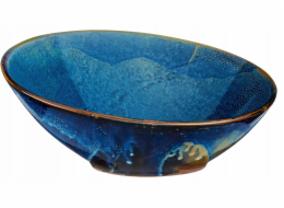 DEEP BLUE Šikmá bufetová mísa, průměr 30,5 cm