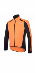 zeroRH+ Prime EVO SVĚTLE ORANŽOVÁ/ČERNÁ cyklistická bunda - L