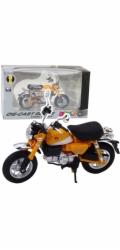 LeanToys Motocykl Retro Klasické Kovové Světla Žluté 1:12