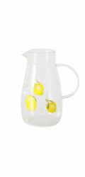 Skleněný džbán na limonádu CAPRI, výška 21 cm