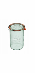 Weck Válcová nádoba 1000 ml (6 ks), pokojová, ušní, x2