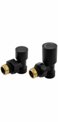 KFA Sada radiátorů Comfort PRO, úhlová, černá 758-130-81-BL