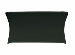 Obdélníkový přehoz na stůl, délka 182,9 cm, černý