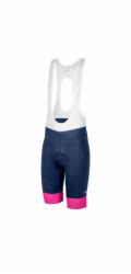Cyklistické šortky zeroRH+ Logo DARK BLUE/FUCSIA - L