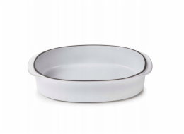 Caractere Mísa/pekáč 26x18,5 cm, bílá