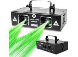 LIGHT4ME LASER RGB GEOMETRICKÝ 350mW laserový projektor, pódiový projektor, diskotékový skener