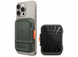 SPIGEN LOCK FIT MAGSAFE UNIVERZÁLNÍ DRŽÁK MAGNETICKÉ KARTY VOJENSKÁ ZELENÁ
