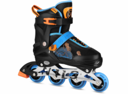 Nils Extreme NA13808 rekreační nastavitelné kolečkové brusle černomodré vel. 38-41