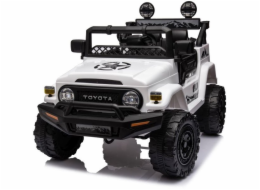 LeanToys Auto na baterie Toyota FJ White 4x4 EDUKAMP