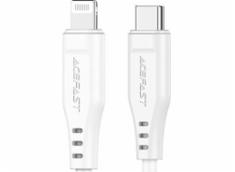 Acefast Kabel USB-C - Lightning 1,2 m bílý (6974316280811)